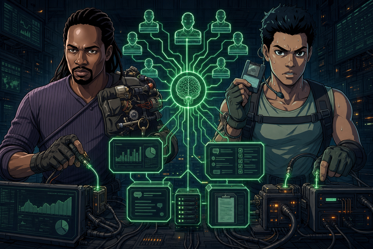Tank and Link wiring AI agents into business systems